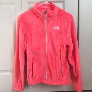 Pink The North Face Fleece Jacket